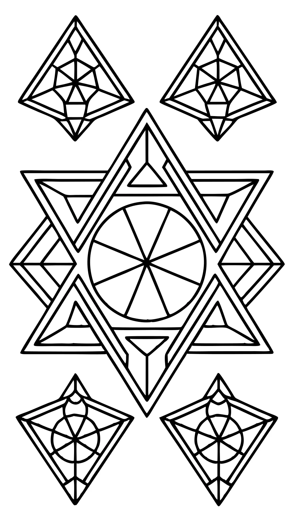 geometry coloring pages printable